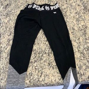 Black,blue and gray pink yoga pants